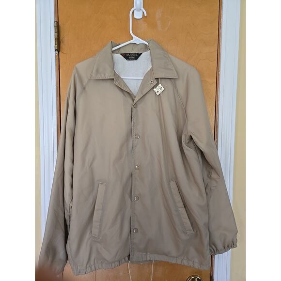 Model A FORD Club Of America Vintage Jacket Beige Nylon - Oregon- Medium - Picture 3 of 6